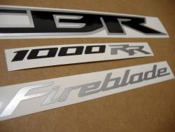 Honda 1000RR 2011 SC59 red stickers set