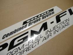 Honda CBR 1100XX 2004 SC35 silver logo graphics