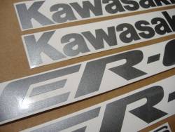 Kawasaki ER-6F 2007 650R blue decals