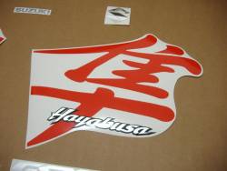 Suzuki Hayabusa 2007 red adhesives set