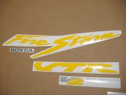 Honda 1000F 1997 Firestorm black stickers set