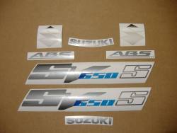 Suzuki SV 650S 2010 black decals kit 