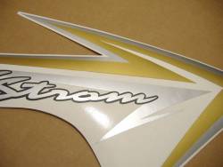 Suzuki DL 650 K10 white stickers kit