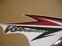 Suzuki DL 650 2011 V-strom orange decals kit 