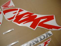 Honda 600 F4 2000 black stickers set