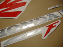 Honda CBR 600 F4 2000 black stickers kit