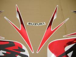 Suzuki Hayabusa 2012 chrome adhesives set