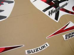 Suzuki Hayabusa 2016 red stickers set