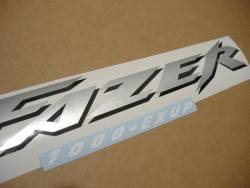 Yamaha FZS 1000 2001 Fazer red decals