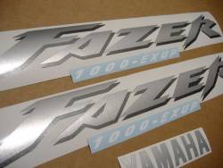 Yamaha FZS 2002 Fazer blue stickers kit