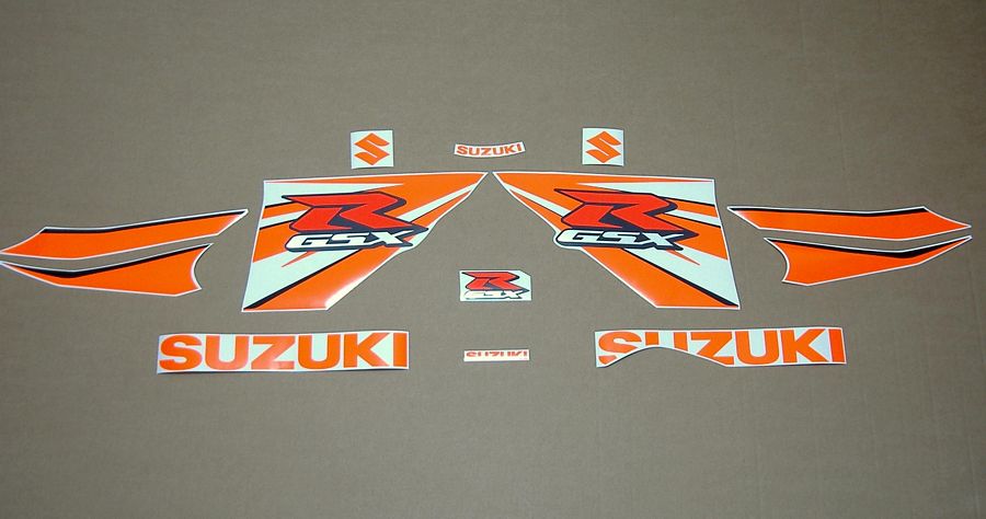 Suzuki GSX-R 1000 2014 orange stickers set