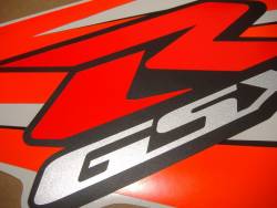 Suzuki GSXR 1000 L1 orange decals