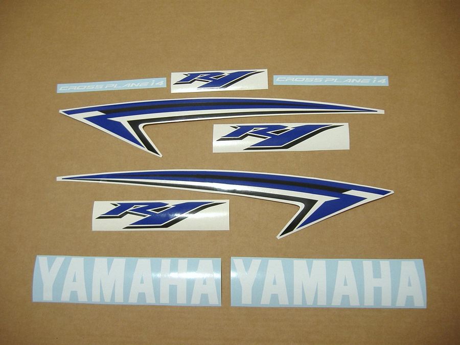 Yamaha R1 2009 RN22 14b custom decals kit 