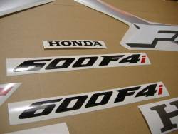 Honda CBR 600 F4i 2002 silver logo graphics