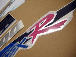 Suzuki GSXR 1100 1993 white decal set