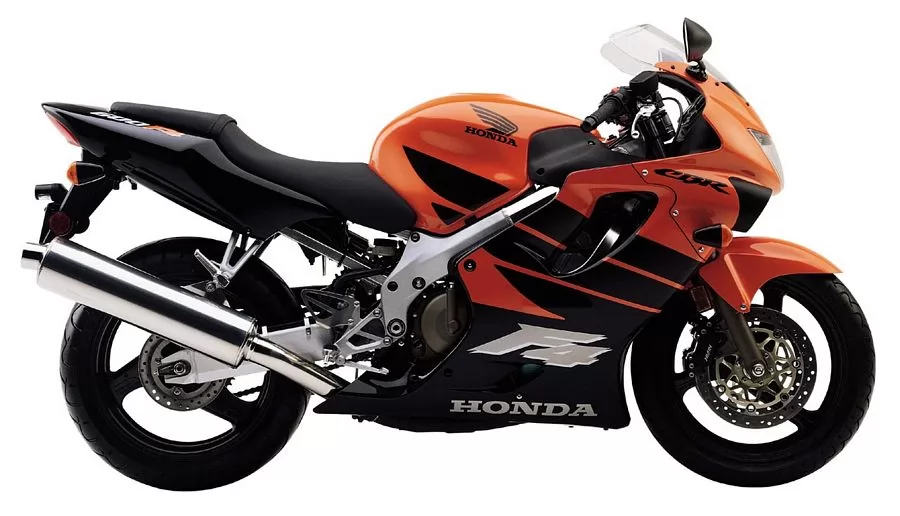 Honda CBR 600F F4 2000 orange decals