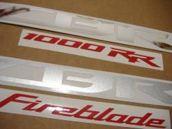 Honda 1000RR Fireblade 2014 black stickers