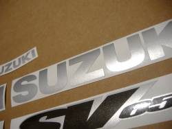 Suzuki 650S 1999 red stickers set