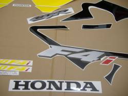 Honda 600 F4 2003 black full decals kit