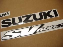 Suzuki SV 650S 2000 yellow decals