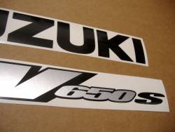 Suzuki SV 650S 2000 yellow stickers kit