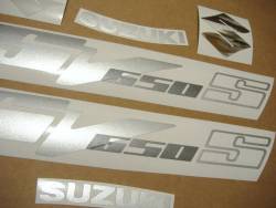 Suzuki SV 650S 2004 blue logo graphics