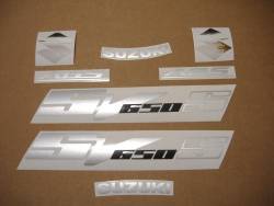 Suzuki SV 650S 2006 blue decals