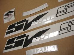 Suzuki SV 650S 2005 red decals kit 