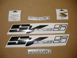 Suzuki SV 650S 2005 yellow decals