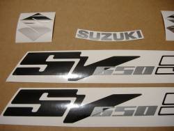 Suzuki 650S 2005 yellow full decals kit