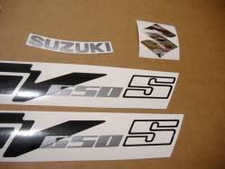 Suzuki 650S 2005 yellow stickers set