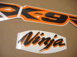 Kawasaki ZX-9R 2003 Ninja silver decals