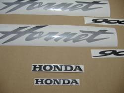 Honda CB 900F Hornet 2006 silver decals kit 