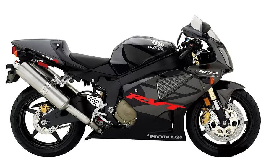 Honda RVT 1000R 2005 black labels graphics