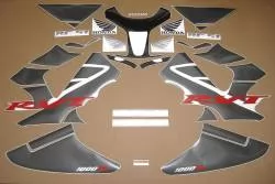 Honda 1000R 2005 RC51 black stickers set