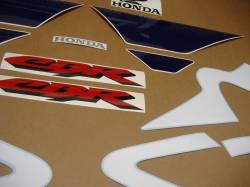 Honda 600 F4 2002 white stickers set