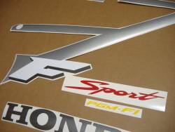 Honda 600F F4 2001 silver logo graphics