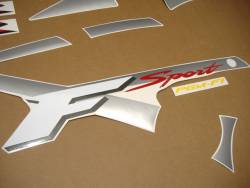 Honda CBR 600 F4 2001 silver labels graphics