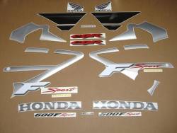 Honda CBR 600F F4 2001 silver adhesives set
