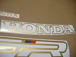 Honda VFR 750F 1991 white adhesives set