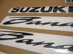 Suzuki GSF 600S 2001 red logo graphics