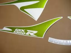Suzuki Hayabusa 2011 green complete sticker kit