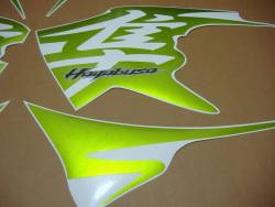 Suzuki Hayabusa GSX1300R L1 green logo graphics