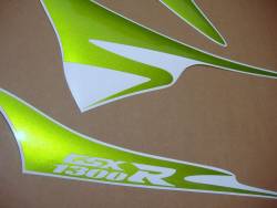 Suzuki Hayabusa GSX1300R 2010 green decals kit