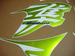 Suzuki Hayabusa 2010 green stickers set