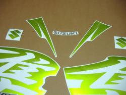 Suzuki Hayabusa GSX1300R 2011 green decals