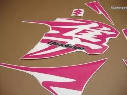 Suzuki Hayabusa GSX1300R 2010 pink decals kit