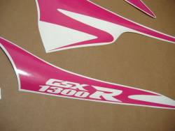 Suzuki Hayabusa busa K10 pink stickers kit