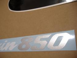 Yamaha TDM 850 2001 4TX blue labels graphics