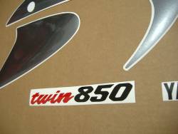 Yamaha TDM 850 2000 silver stickers kit